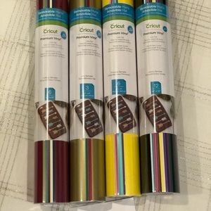 Cricut Premium Vinyl 4 rolls